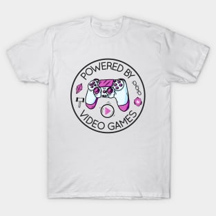 Cool Gamer Powered By Video Games T-Shirt